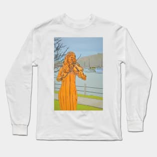 Playing a lament for the sea Long Sleeve T-Shirt